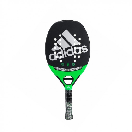 RAQUETE ADIDAS BEACH TENNIS METALBONE TEAM H24 - PRETO/VERDE